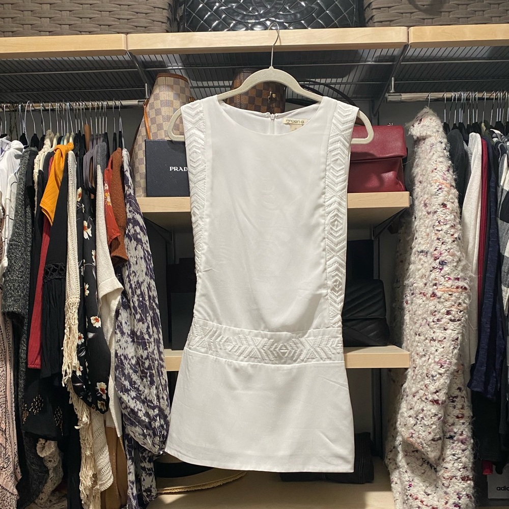White Tribal Tunic